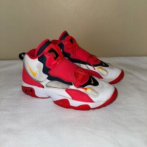 Nike‎ Air Max Speed Turf Shoes Red White Youth 7Y 7 Men's Sneakers